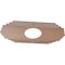 Ekena Millwork Chrysler Wood Fretwork Pierced Ceiling Medallion, Wood (Paint Grade), 32"W x 16"H x 8 3/8"ID x 3/8"T CMWP32X16X0375CSMF - alternate 2